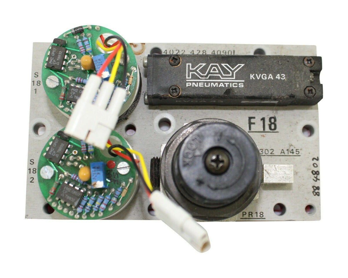 ASML KAY PNEUMATICS F18 FUNCTION VALVE BLOCK 4022.428.40901 www