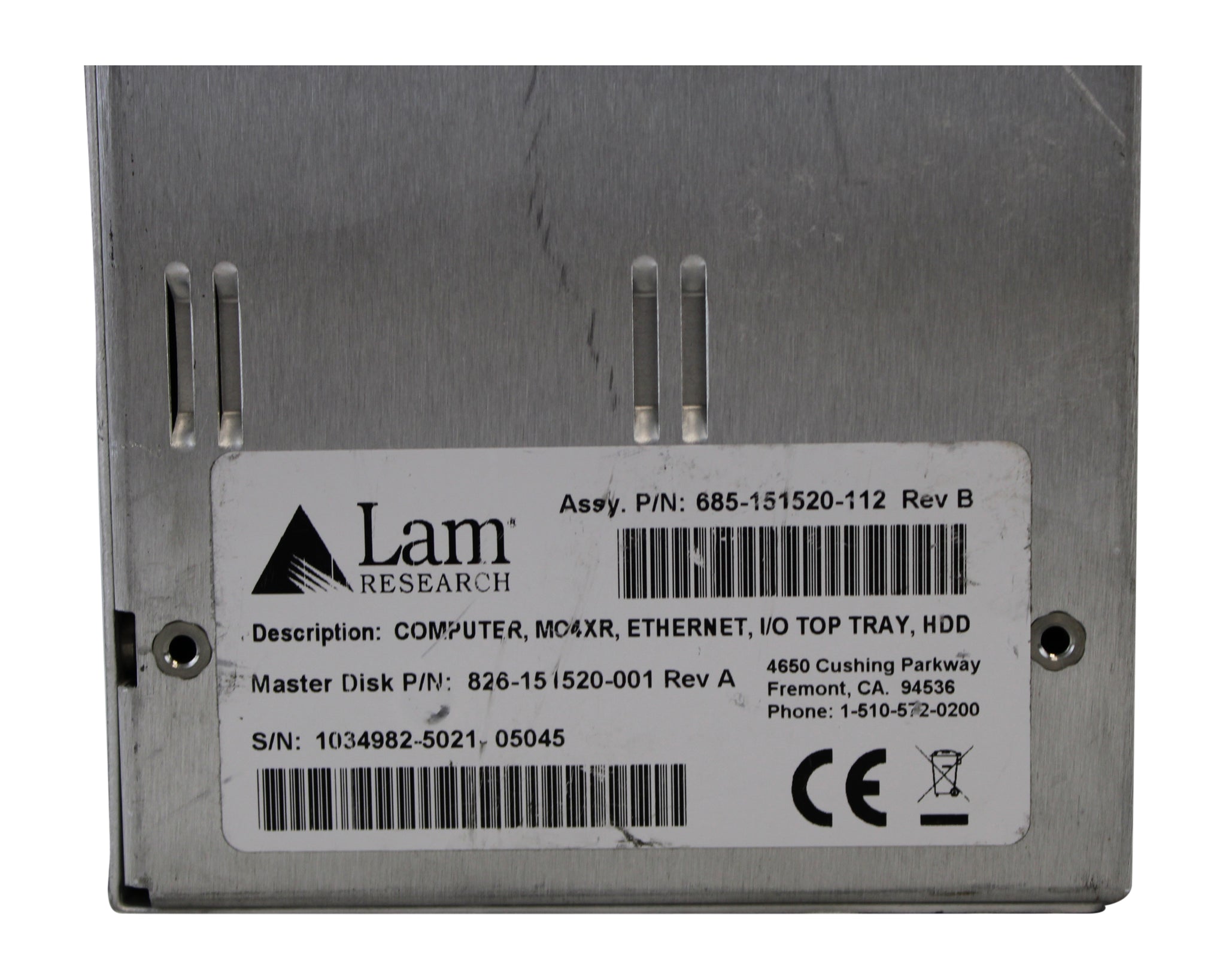 LAM RESEARCH 685-151520-001 COMPUTER MC4XR ETHERNET I/O TOP TRAY 64