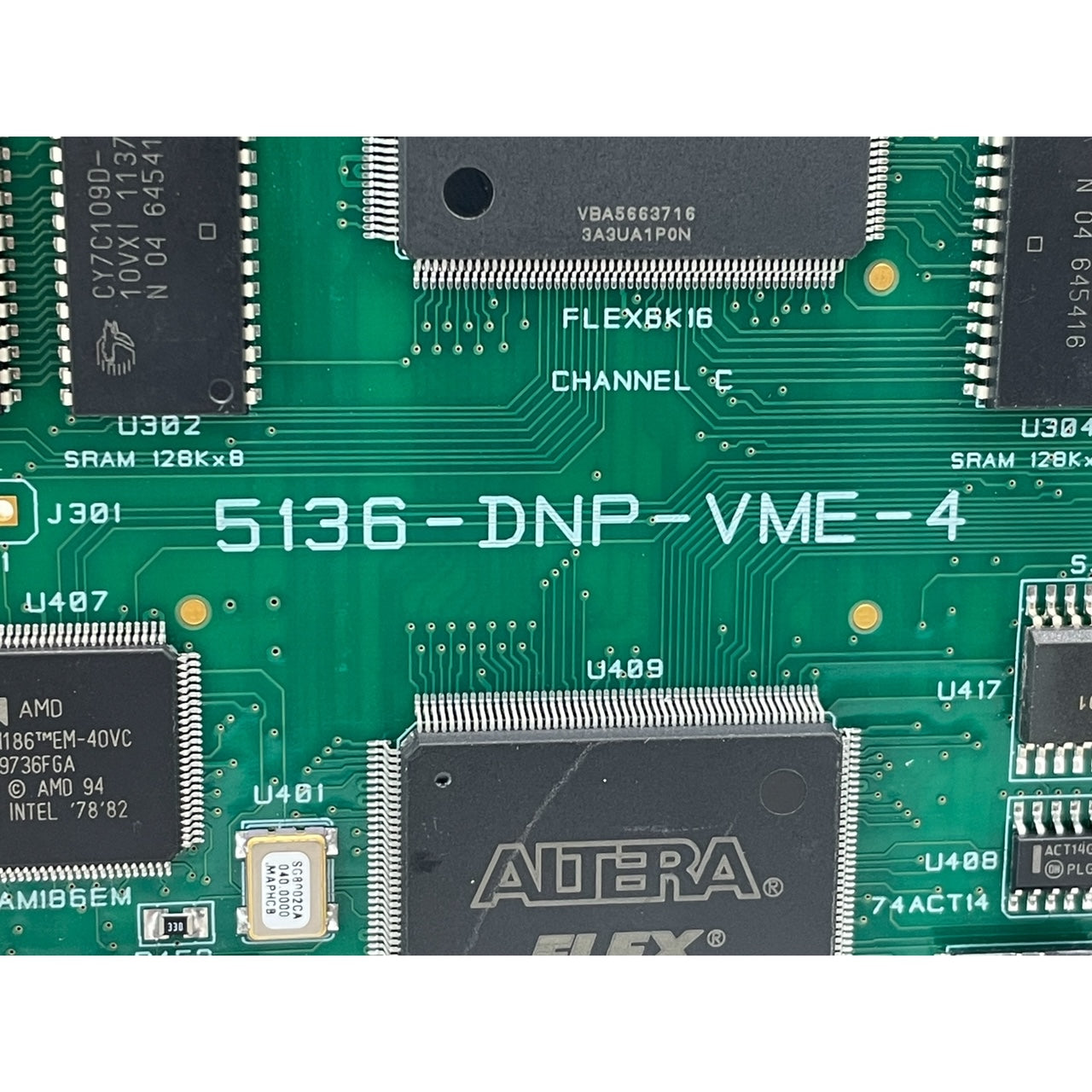 AMAT 0190-05731 SST 5136-DNP-VME-4 4 CHANNEL DEVICENET PRO VME INTERFACE PCB BD