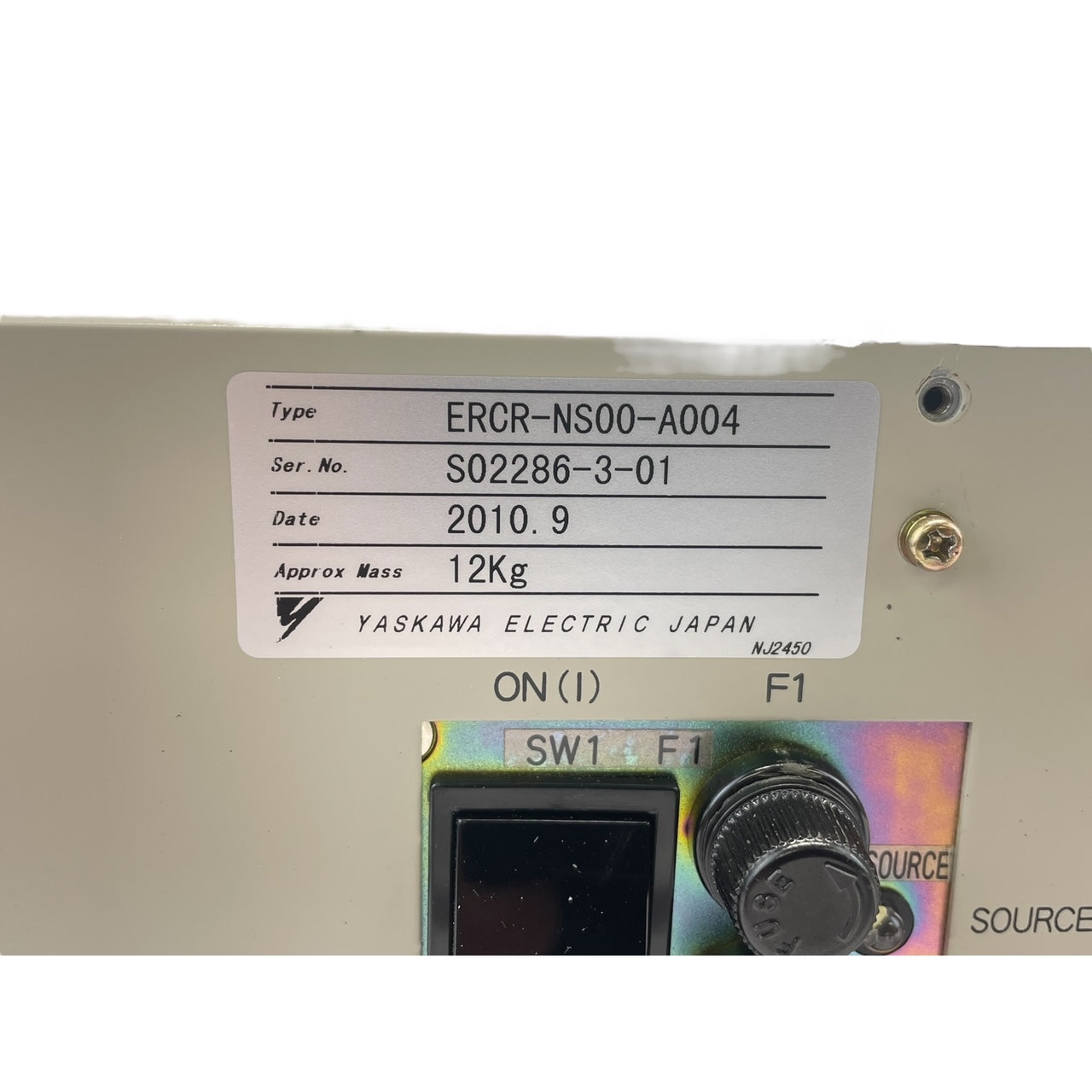 YASKAWA ELECTRIC ERCR-NS00-A004 NXC100 ROBOT CONTROLLER