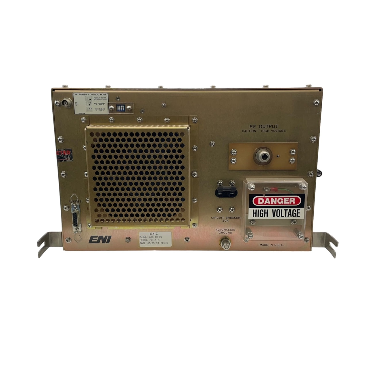 ENI ACG-10 MRC MATERIALS RESEARCH CORP RF GENERATOR ACG-10-01