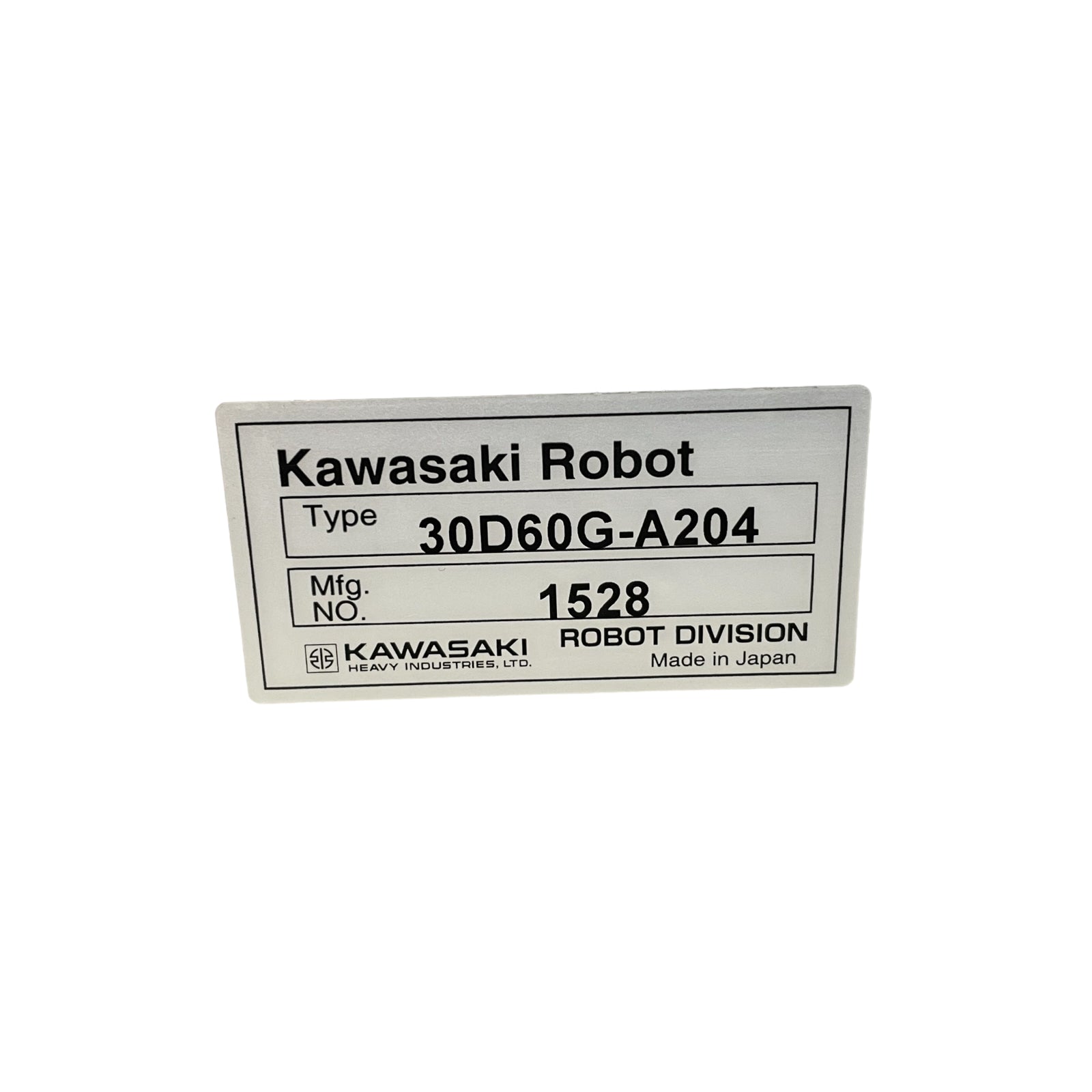 KAWASAKI HEAVY INDUSTRIES 30D60G-A204 ROBOT CONTROLLER