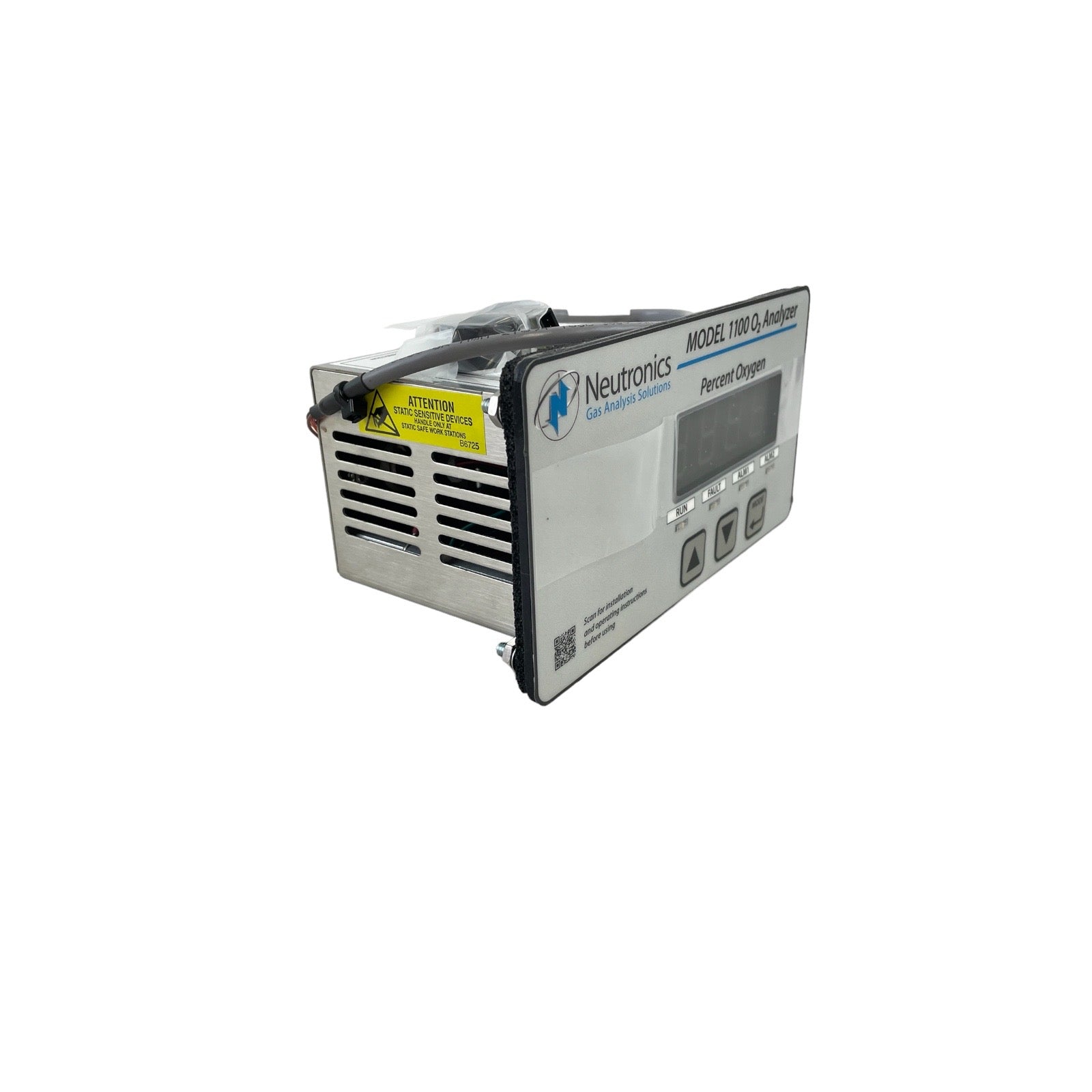 NEUTRONICS 1124BEL-N1 MODEL 1100 O2 DIGITAL GAS ANALYZER C54361-53 ...