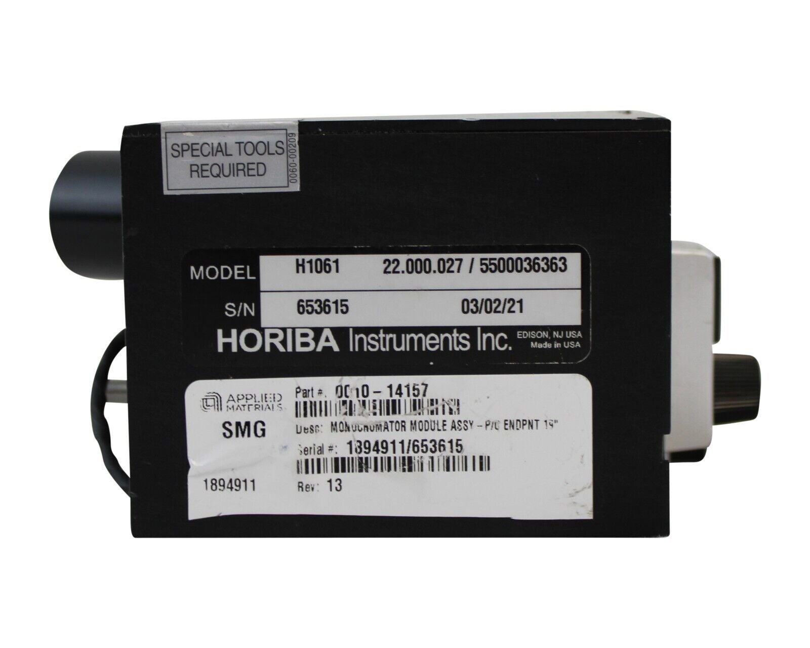 AMAT APPLIED MATERIALS 0090-09046 MONOCHROMATOR MODULE ASSY H1061 0010 â www.myvisionsurplus.com