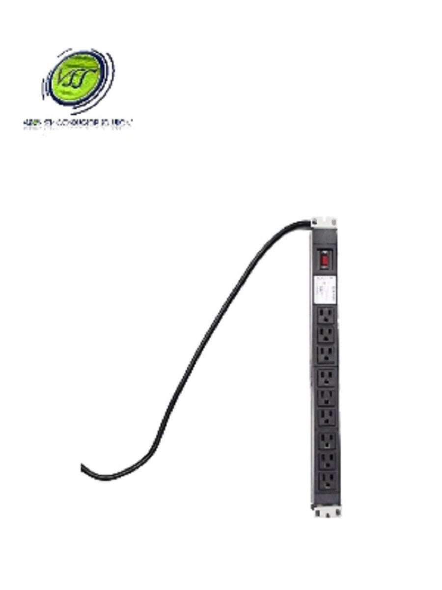 Knurr DISTRIP 9Outlets PDU Max Load 125 VAC 15 Amp 35320091 www