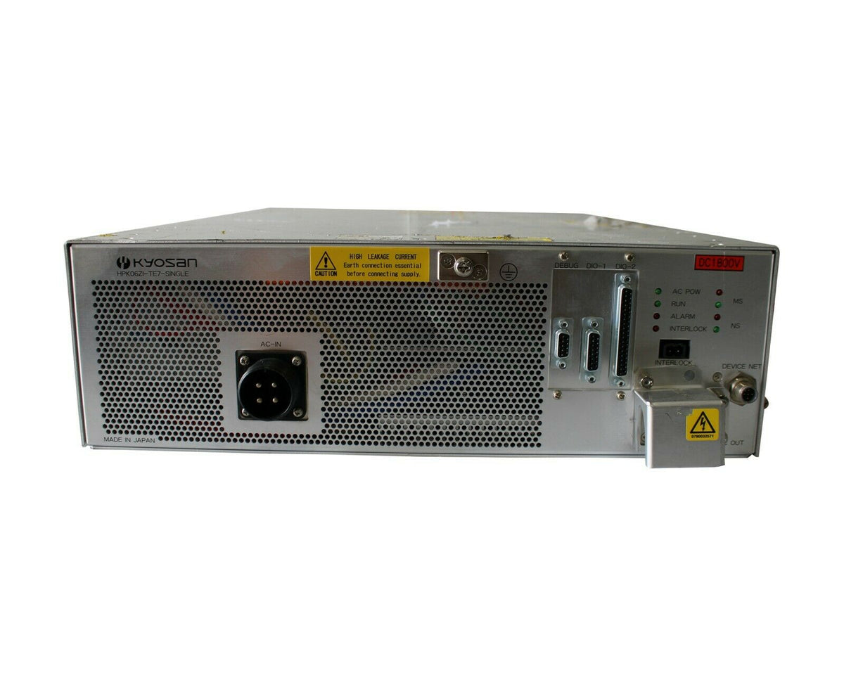 KYOSAN ELECTRIC MFG 2L39-000021-12 RF GENERATOR 1800V 4A 50/60HZ 200-2 ...