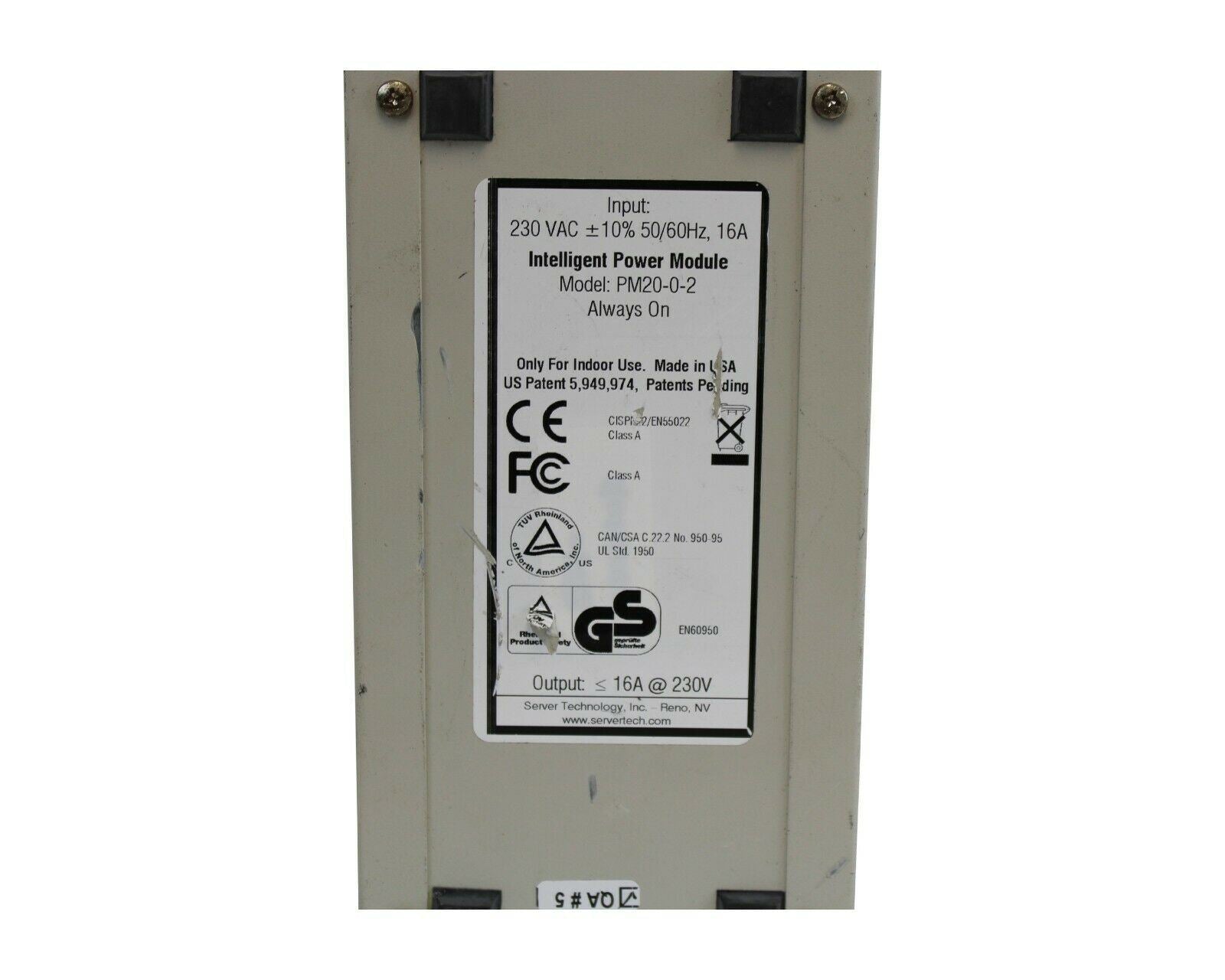 INTELLIGENT POWER MODULE 230 VAC 50/60 HZ PM20-0-2 – www ...