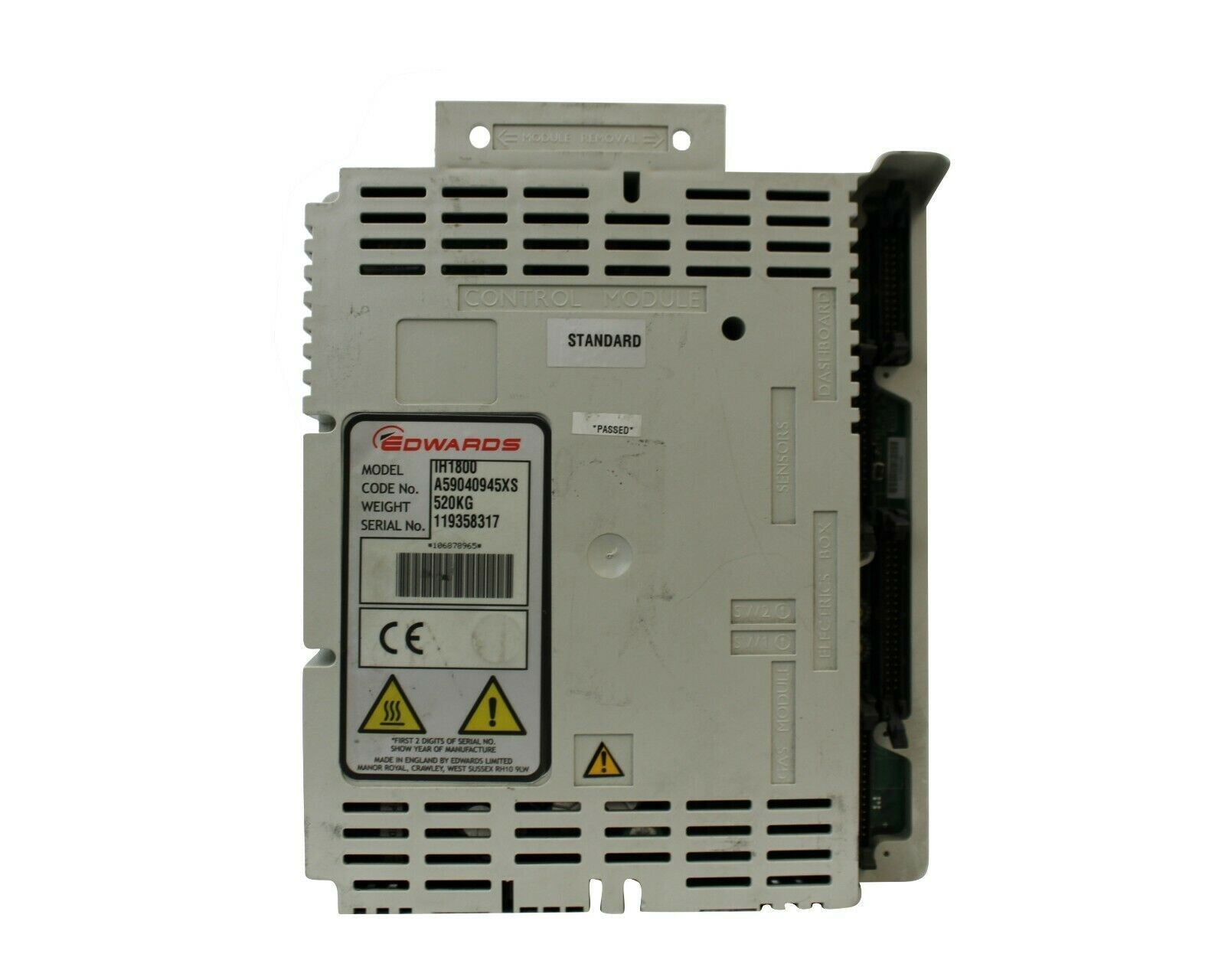 EDWARDS CONTROL MODULE IH1800 – www.myvisionsurplus.com