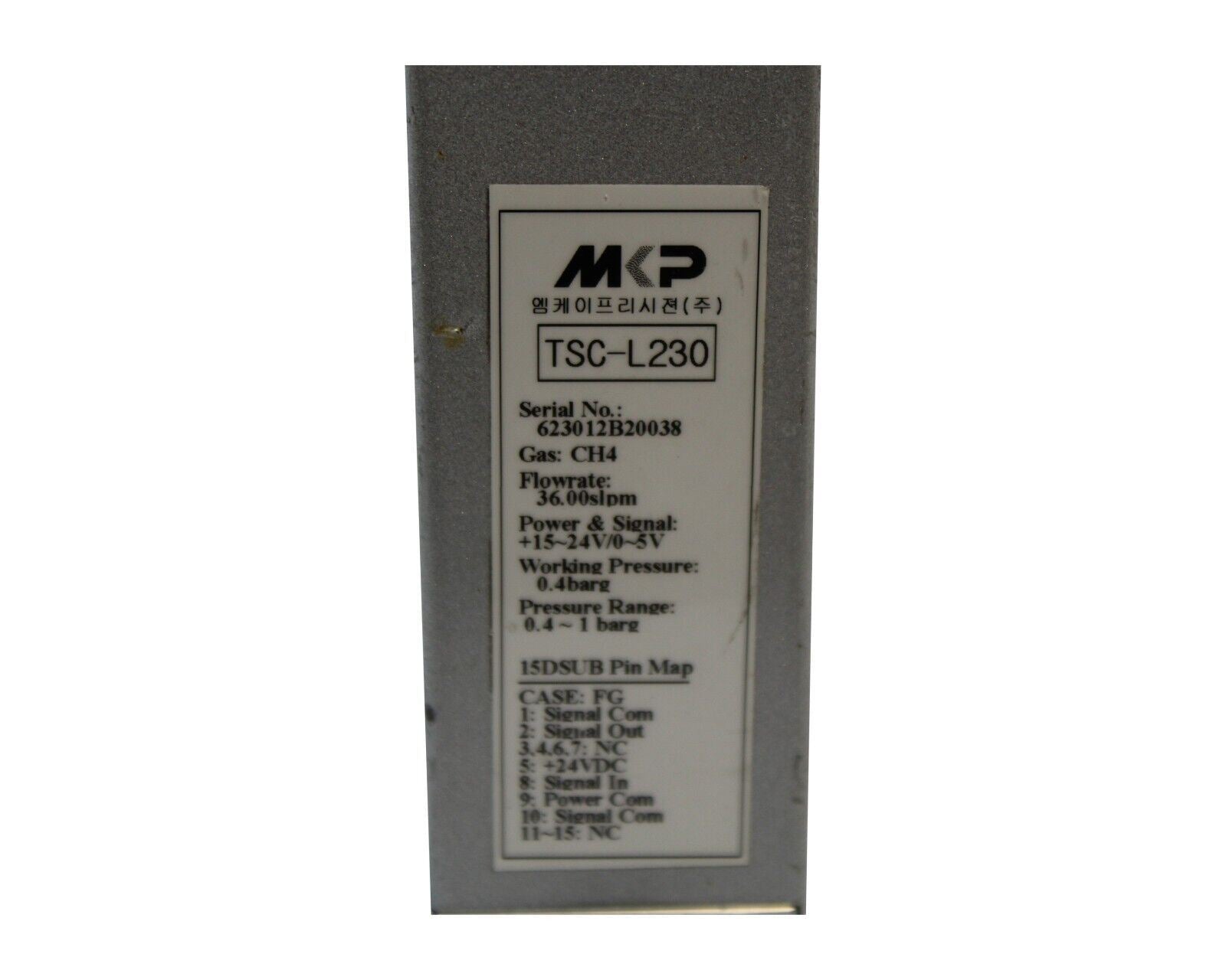 MKP TSC-L230 MASS FLOW CONTROLLER – www.myvisionsurplus.com