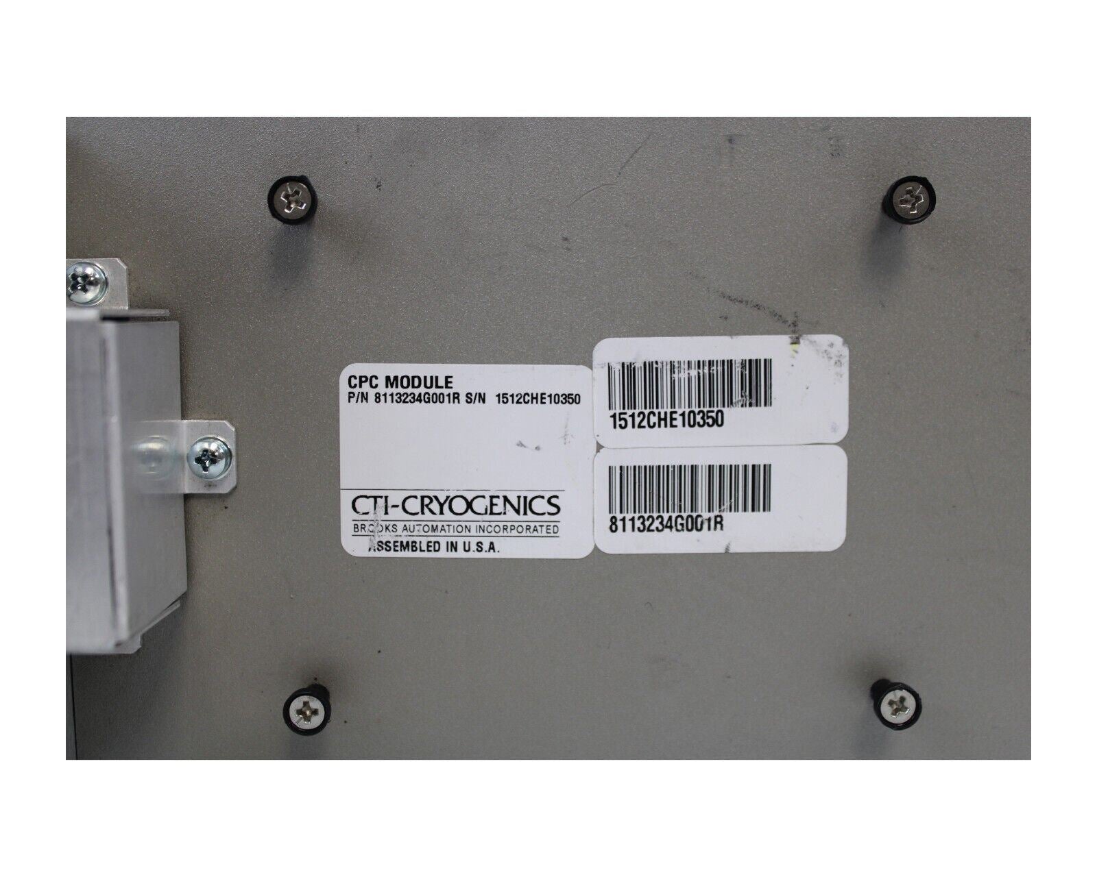 BROOKS AUTOMATION 811323G001R CTI-CRYOGENICS CPC MODULE 200-230VAC 50 ...