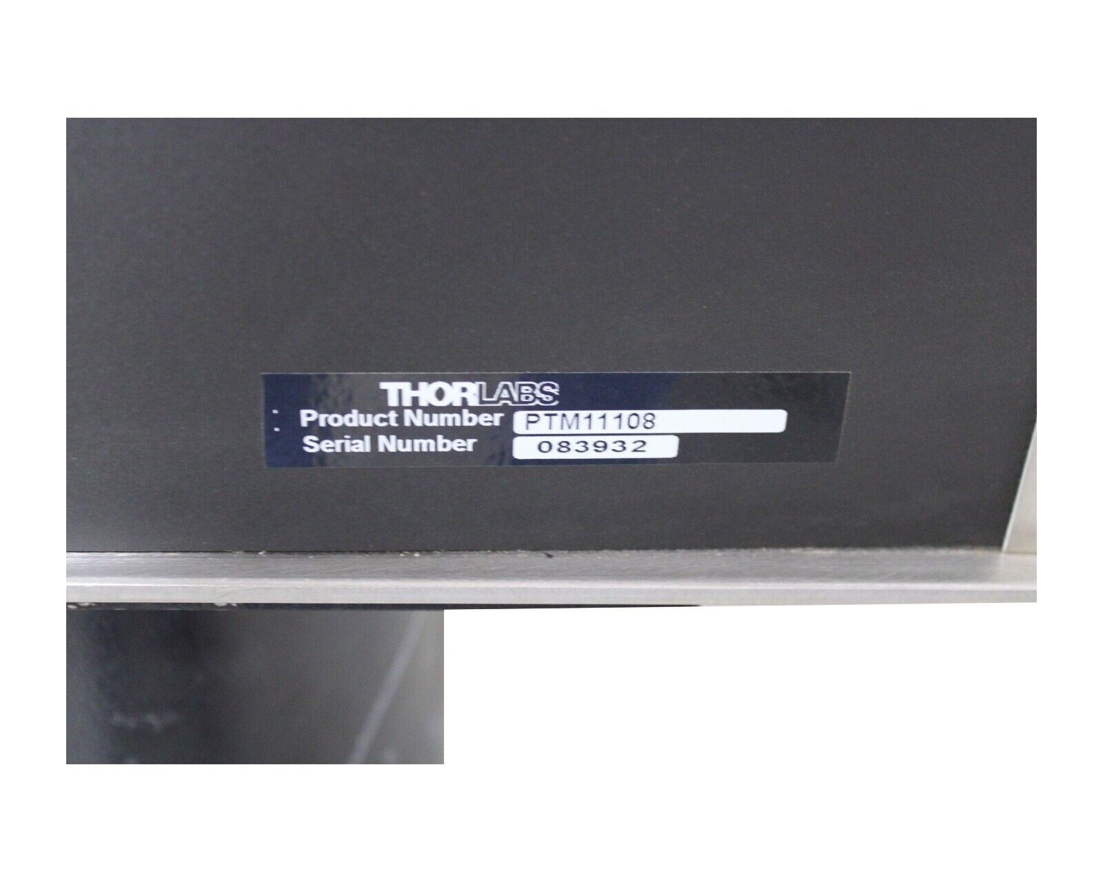 THORLABS PMT11108 OPTICAL TABLE/BREADBOARD PTH603 OPTICAL TABLE ISOLATOR