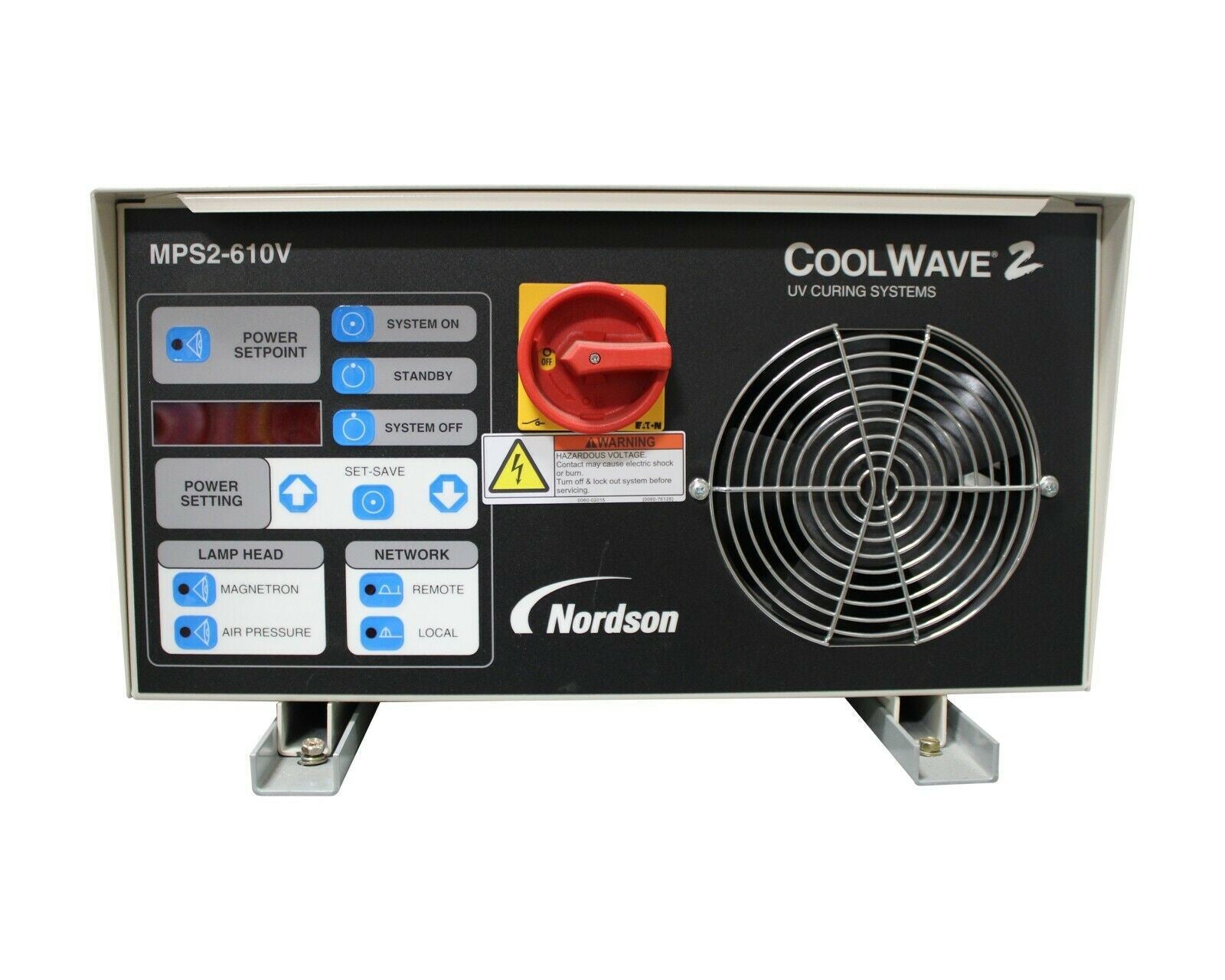 NORDSON CORPORATION MPS2-610V COOLWAVE 2 UV CURING SYSTEM 1101591 CW2