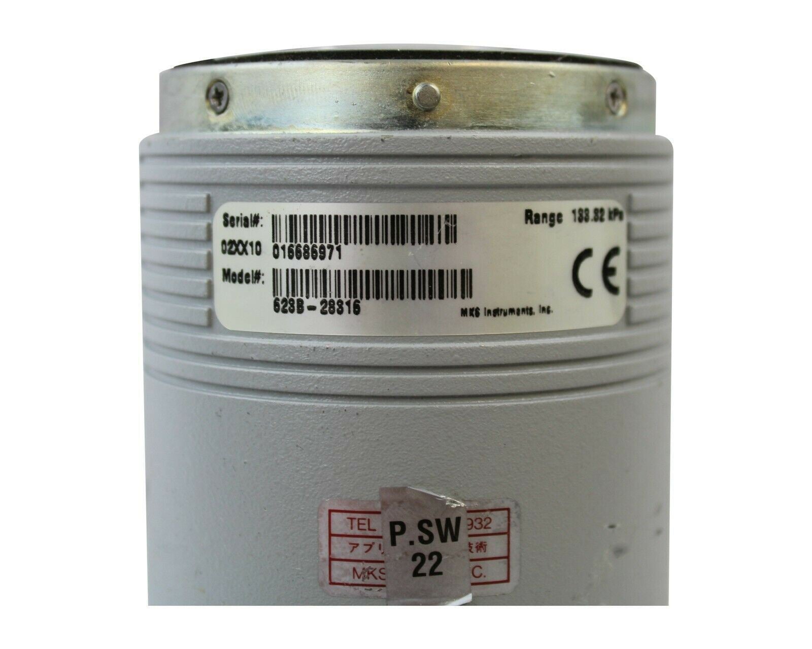 MKS BARATRON CAPACITANCE MANOMETER TYPE 623 RANGE 133.32 KPA 623B-2831 –  www.myvisionsurplus.com