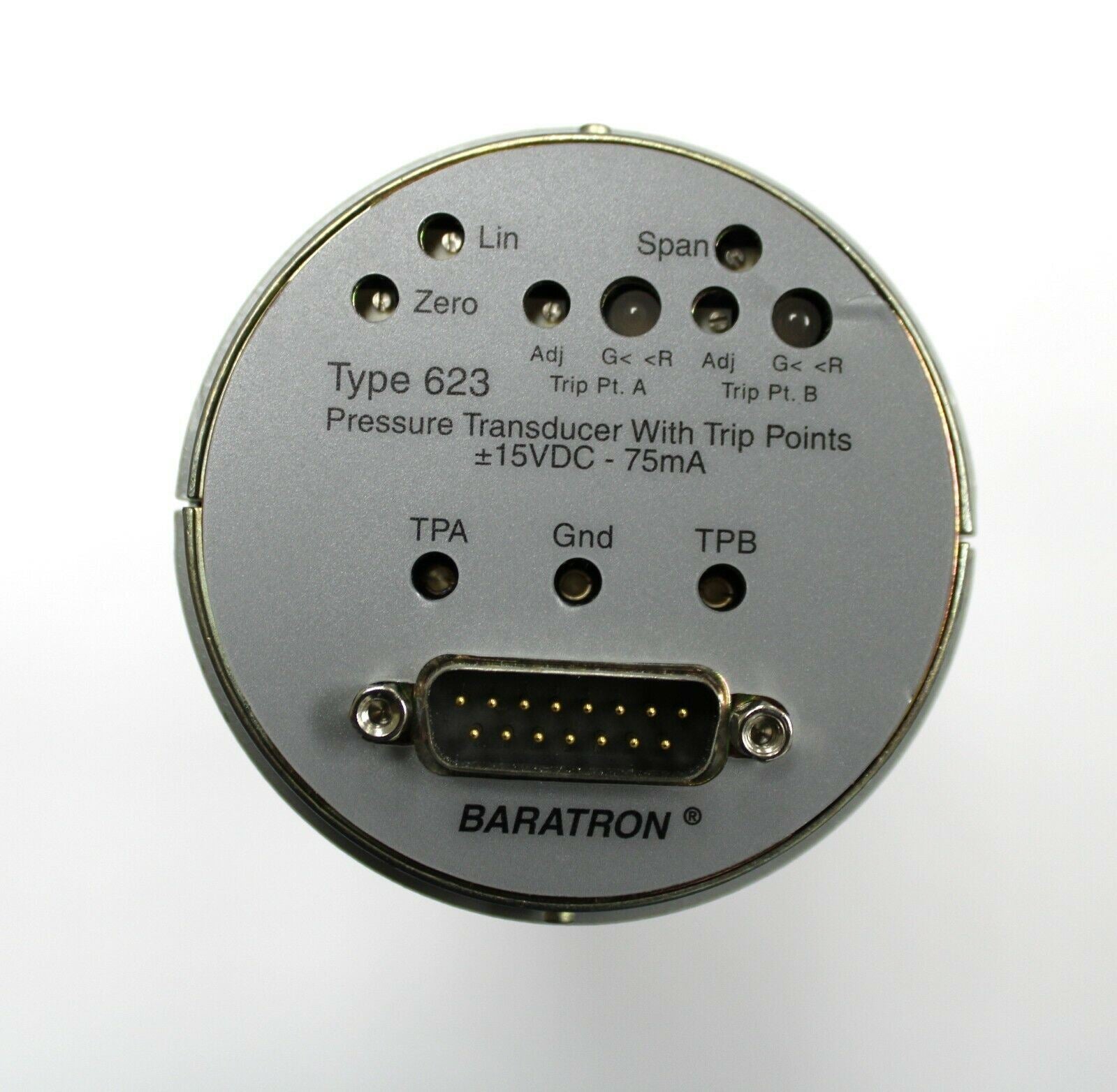 MKS BARATRON CAPACITANCE MANOMETER TYPE 623 RANGE 133.32 KPA 623B-2831 –  www.myvisionsurplus.com