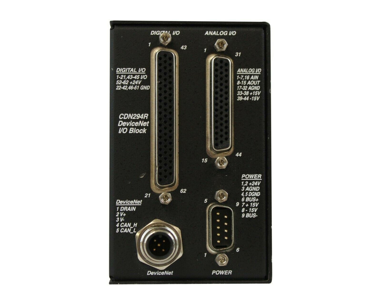 APPLIED MATERIALS MKS CDN294R HARDENED DEVICENET I/O BLOCK 0190-30346 ...